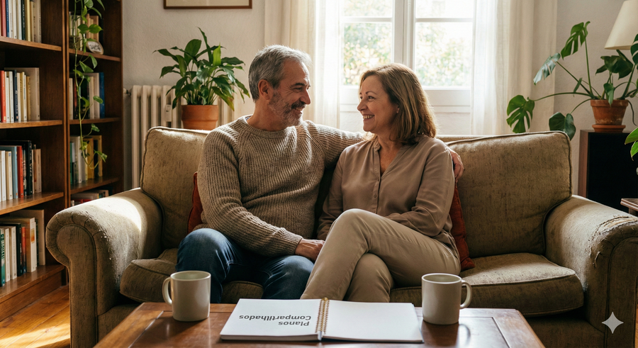 Cenário 2: Casal feliz no futuro